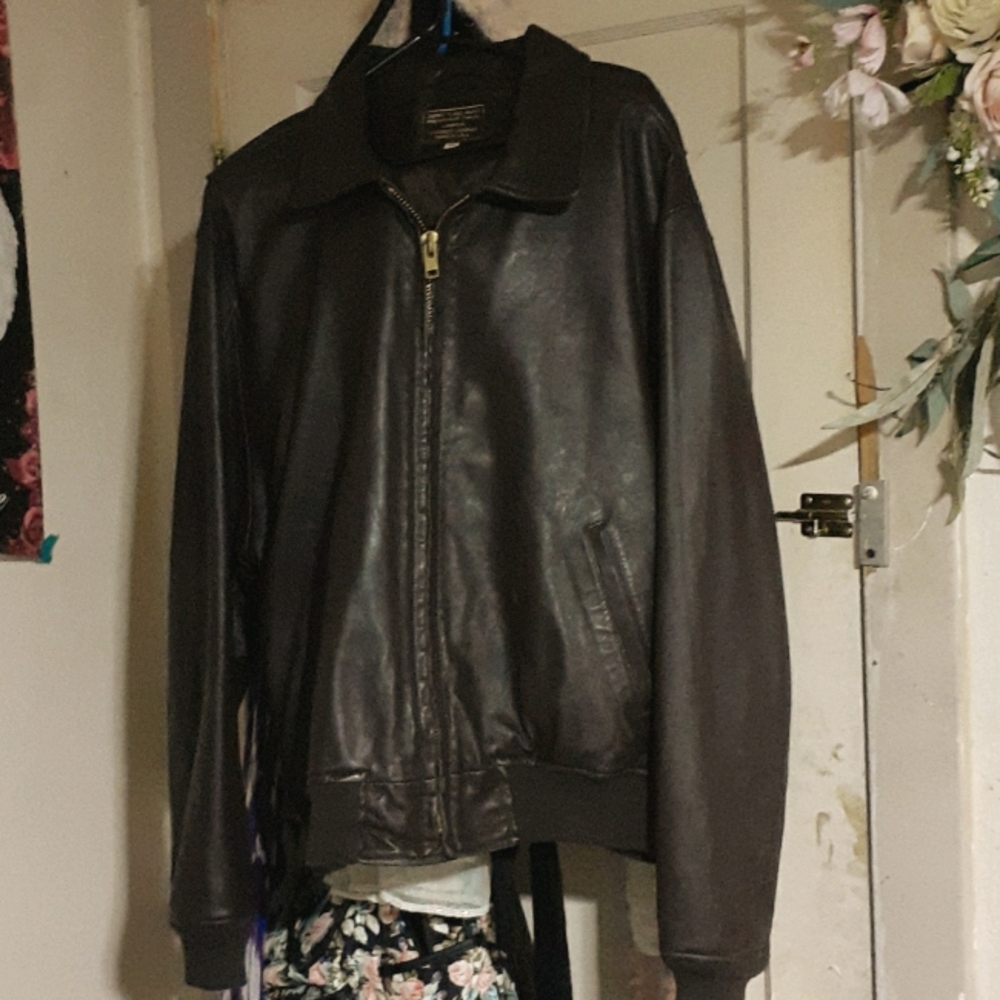 Men's lambskin flying jacket